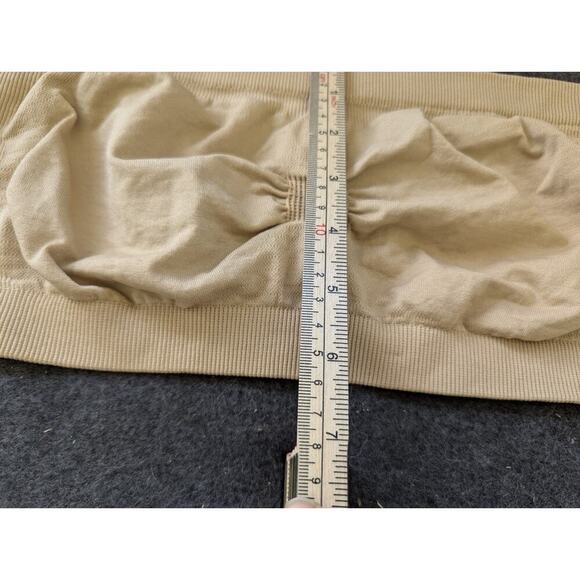 Seamless Sculpt Bandeau Bra Ochre Tan Size L - Picture 3 of 5